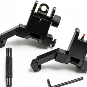 MAGORUI Black Fiber Optic Iron Sight 45° Offset-0