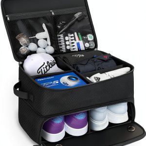 Golf Trunk Organizer 6ixPack Golf Polyester Black-0