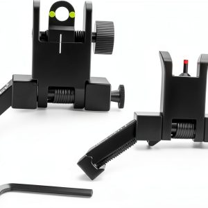 SHTALHST Tactical Aluminum Flip Sight 45° Offset-0